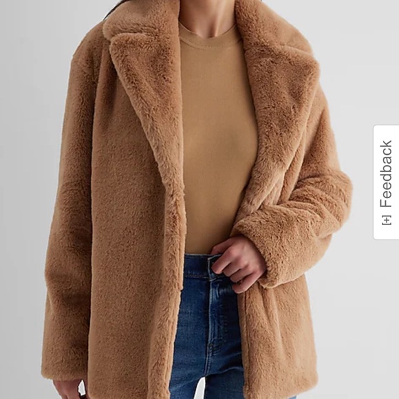 Express Faux Fur Coat XL NWT - Picture 3 of 10